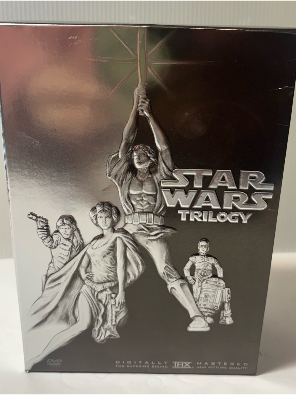 Star Wars Trilogy Silver Metallic Box Set DVD